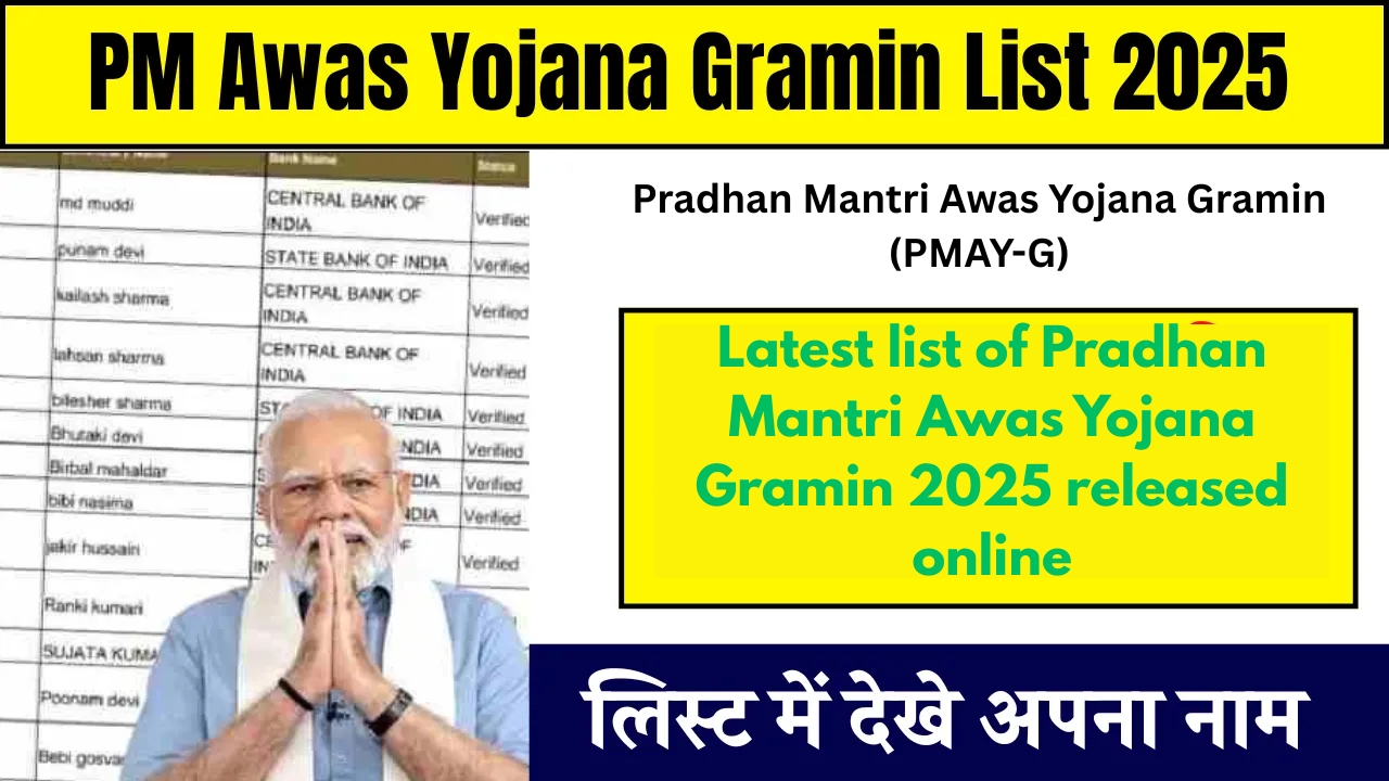 Pradhan Mantri Awas Yojana List