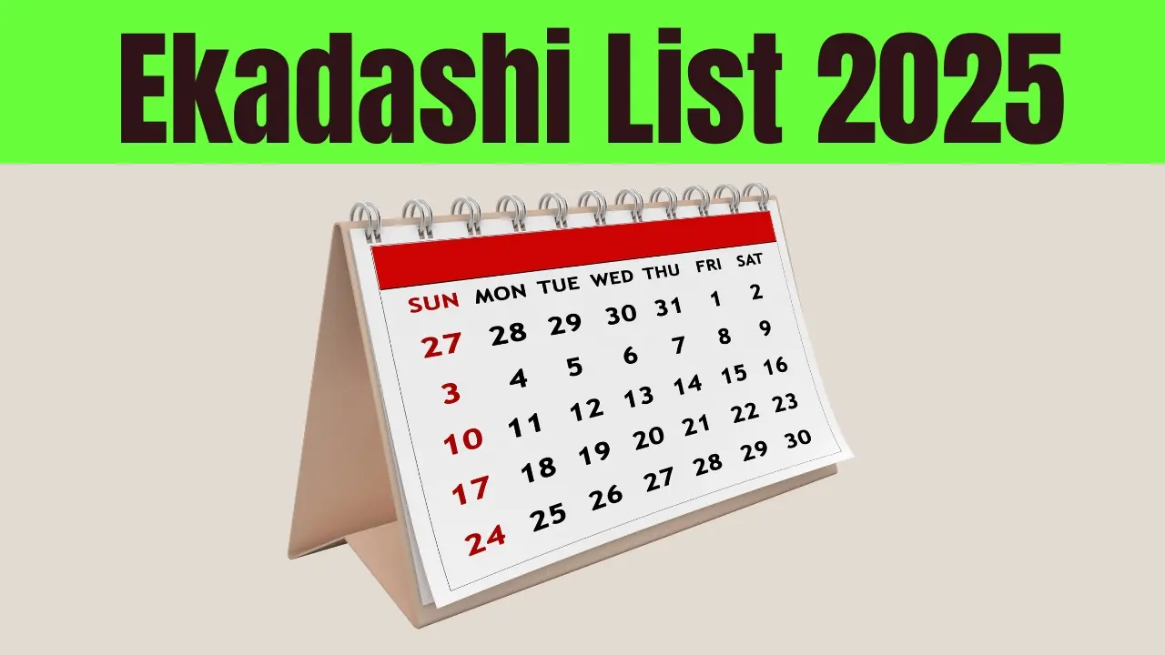 Ekadashi List 2025